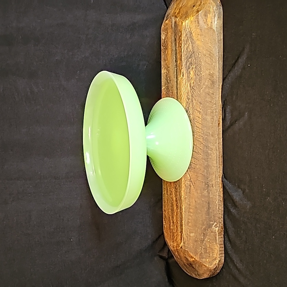 Jadite 2 Piece Dish